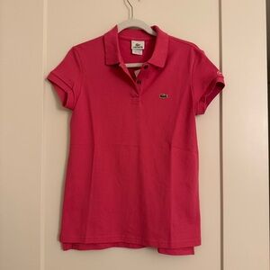 Lacoste Bold Pink Polo Shirt